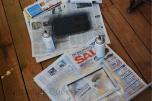 Personalized Mirror Spray Painting